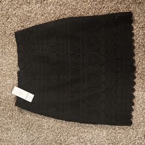 Bebe Lace Pencil Skirt 2 NWT